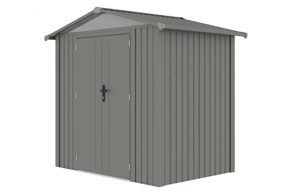 Металлический сарай Black Fox Panorama A из оцинкованной стали Металлический сарай Black Fox Panorama A из оцинкованной стали