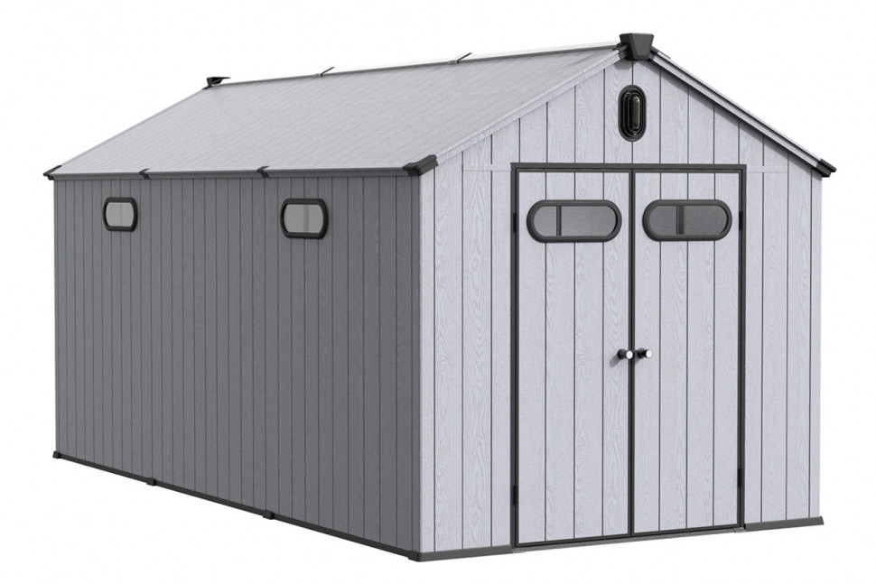 Сарай пластиковый Black Fox Summit 8*16 (11.5м2) Сарай пластиковый Black Fox Summit 8*16 (11.5м2)