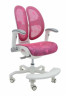 Кресло EXPERT ORTO (спинка DUO, слайдер, подлокотник 3D) каркас светлый, сетка розовый