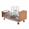 Кровать для лежачих больных, регул. высоты, Т/АТ MED-MOS DB-2B электрическая с поворотным креслом в левую сторону (коричневый)