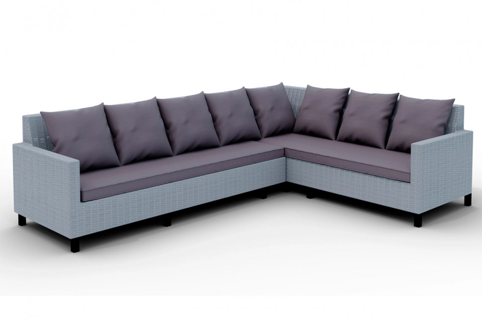 MOKKA BELLA диван угловой, серый MOKKA BELLA диван угловой, серый